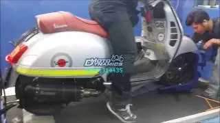 VESPA GTS 300 Malossi Dyno Tuning - Motodynamics Technology Malaysia