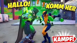 Was Passiert wenn Boss Wolverine auf Boss Doctor Doom trifft in Fortnite