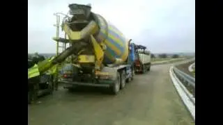Extruded Curb on A2 in Poland using CT-3000 Curb Machine (3rd mob.), Oct 2011 #3