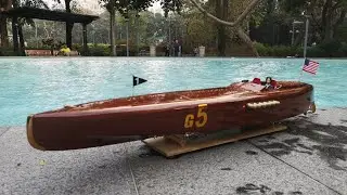 John Wick with 1/10 Baby bootlegger G5 speed boat