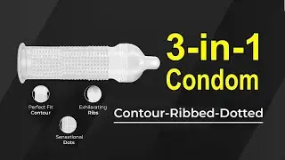contoured shape condom for better feeling