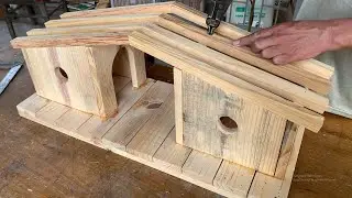 Easiest DIY Woodworking Projects Ideas - Pet Houses Inspired by Modern, Minimalist Homes