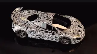 The CAMO Test Car - 1/43 TrueScale Miniatures (TSM) 2012 McLaren P1 Test Car