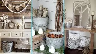 ❤DIY Shabby chic style Galvanized Tub & Bucket decor Ideas❤ | Home decor Ideas| Flamingo Mango