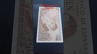 İSPANYA 1965 100 PESETAS #eskipara #money #coin #currency #koleksiyon #coins #ispanya #spain
