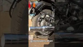 #shorts Loudest Long Punjab on Stock Bend Pipe! Battalion Black Bullet 350 Modification
