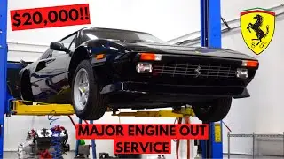 FERRARI 308 MAJOR SERVICE! Part 2 | Steve Works Construction?