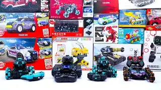 Unboxing RC Stunt Tank Water Bomb, RC 4WD Tank Car, RC Police Cars and SUV