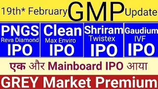 Clean Max Enviro IPO | PNGS Reva IPO | Shriram Twistex IPO | Gaudium IVF IPO | Stock Market Tak