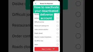 How to reactivate your deactivated deliveroo account #deliveroo #reactivate #deliverydrivers