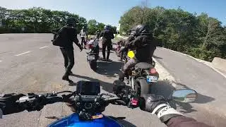 💥 CHASING TRIUMPH 765RS, APRILIA TUONO V4 AND MV AGUSTA BRUTALE w/ XSR900 💙 @ULUPELIT | POV 📷 RAW 🔊