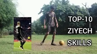 LEARN TOP-10 ZIYECH SKILLS/TUTORIAL 💯#football #skills #viral #ronaldo