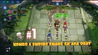 MAGIC CHESS BANG BANG| KOMBO 6 EMPIRE + CLAUDE BIJI EMPIRE BIKIN ULTI NYA GK BERENTI - BERENTI