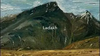 Oil paint Impressions 4, Ladakh
