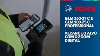 GLM 150-27 C e GLM 100-25 C Professional: medidor laser de dist&acirc;ncias com documenta&ccedil;&atilde;o inteligente