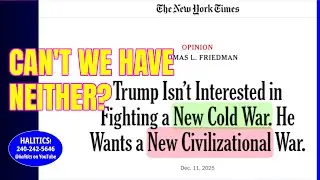 Tom Friedman Prefers a Cold War to Trump's 
