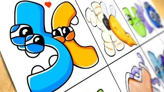 Drawing Alphabet Lore Couple - Epilogue / How to draw Alphabet Lore
