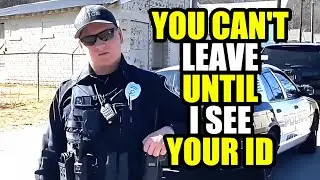 Cop Gets Outsmarted By Man Who Knew His Rights! ID Refusal/First Amendment