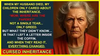 When my husband died, my children rushed for the inheritance, but no one expected my coffin letter