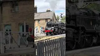 BR Standard 4MT Tank No. 80136 is out for the first time since May after a period of maintenance.