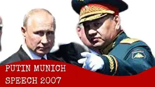 Vladimir Putin MUNICH SPEECH 2007. RUSSIAN with ENGLISH SUBTITLES. Pечь Путина в Мюнхене 2007.