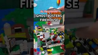 Ghostbusters Firehouse Mini / Micro LEGO Build! 👻 #microbuild #minibuild #lego #shorts