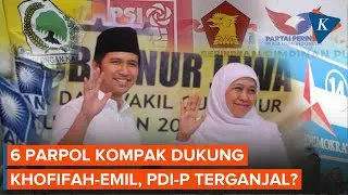 6 Partai Dukung Khofifah-Emil Dardak, Langkah PDI-P Terganjal?
