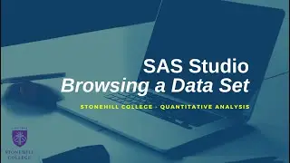 SAS Studio - Browsing a Data Set