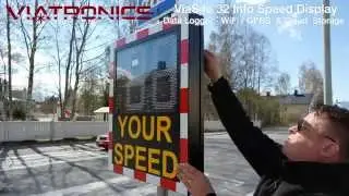 ViaSite 32 Info Radar Speed Display & Data Logger