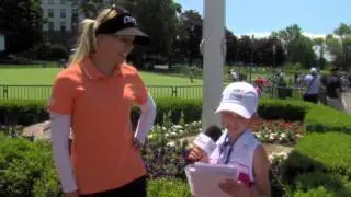 Jr. Course Reporter Nicole Criscone Takes Over the Putting Green at the KPMG Women's PGA