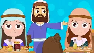 Jesus Helping Others | Animated Children's Bible Stories | New Testament| Holy Tales Stories
