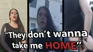 Full BodyCam DUI Arrest Of 'LOW CLASS PASSED OUT PATHETIC' Drunk Woman Lying Through Her Front Teeth