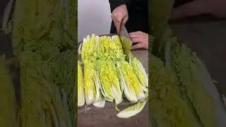 🔥 Mind-Blowing Cabbage Chopping Tricks! Amazing Kitchen Knife Skills