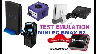 TEST EMULATION MINI PC BMAX B2 à 98€ RECALBOX 9.1
