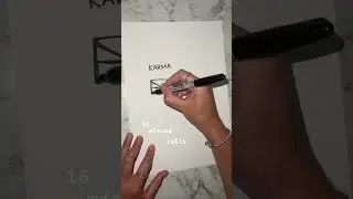 Name Logo I Karma!🖤  (Is there such thing as Karma) #tiktokvideo  #shorts #tattoo #youtubeshorts