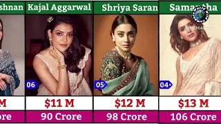 Top 10 Richest South Indian Actresses 2023 💙 | Nayanthara #south  #actress