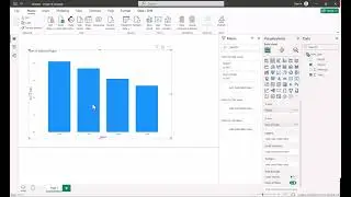 06 Visualizing Data Using Bar Chart | PowerBI Tutorial with Darwish