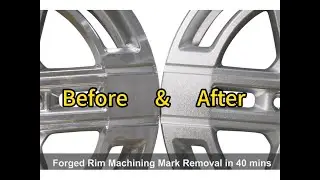 Forged Rim Rotary Ceramic Polishing Machine Coarse Grinding 40 Mins to Remove Machining Marks