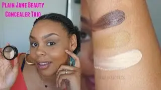 Plain Jane Beauty Concealer Trio Review & Live Swatches