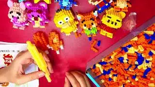 Review DiyToysmini Review of assembling 3D cartoon #videoshorts #diy #toys review
