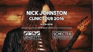 NICK JOHNSTON CLINIC TOUR 2016 @ LENZOTTI
