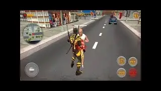 Superhero Panther Flying City Survival Rescue - Panther Avenger Hero - Android Gameplay