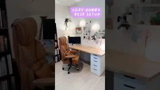 Как я создал свой уютный стол для хобби | Преображение пространства для мелкого рукоделия