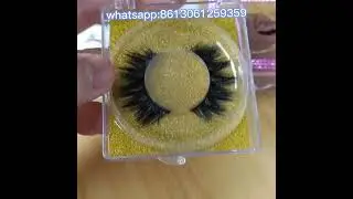 3D faux mink eyelash vendors with package custom size and color