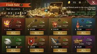 Buying with Gold Coins in Flash Sale : Guns of Glory Game-play 31/12/22