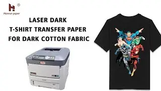 Laser Dark T Shirt Transfer Paper For Dark Cotton Fabric