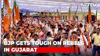 BJP Cracks Down On Gujarat Rebels, Suspends 12 More Ahead Of Polls