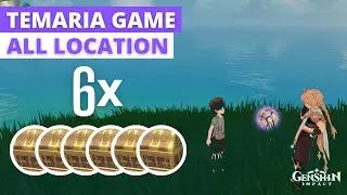 Kujirai's Temaria Game All Location Guide - 6x Precious Chest - Genshin Impact (INAZUMA)