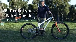 Trinity V5 DH Race Prototype with WRP Gearbox Bike Check