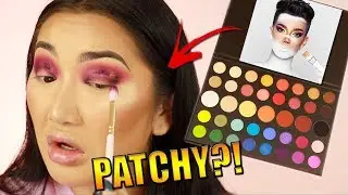 JAMES CHARLES X MORPHE EYESHADOW PALETTE FIRST IMPRESSIONS TUTORIAL & REVIEW